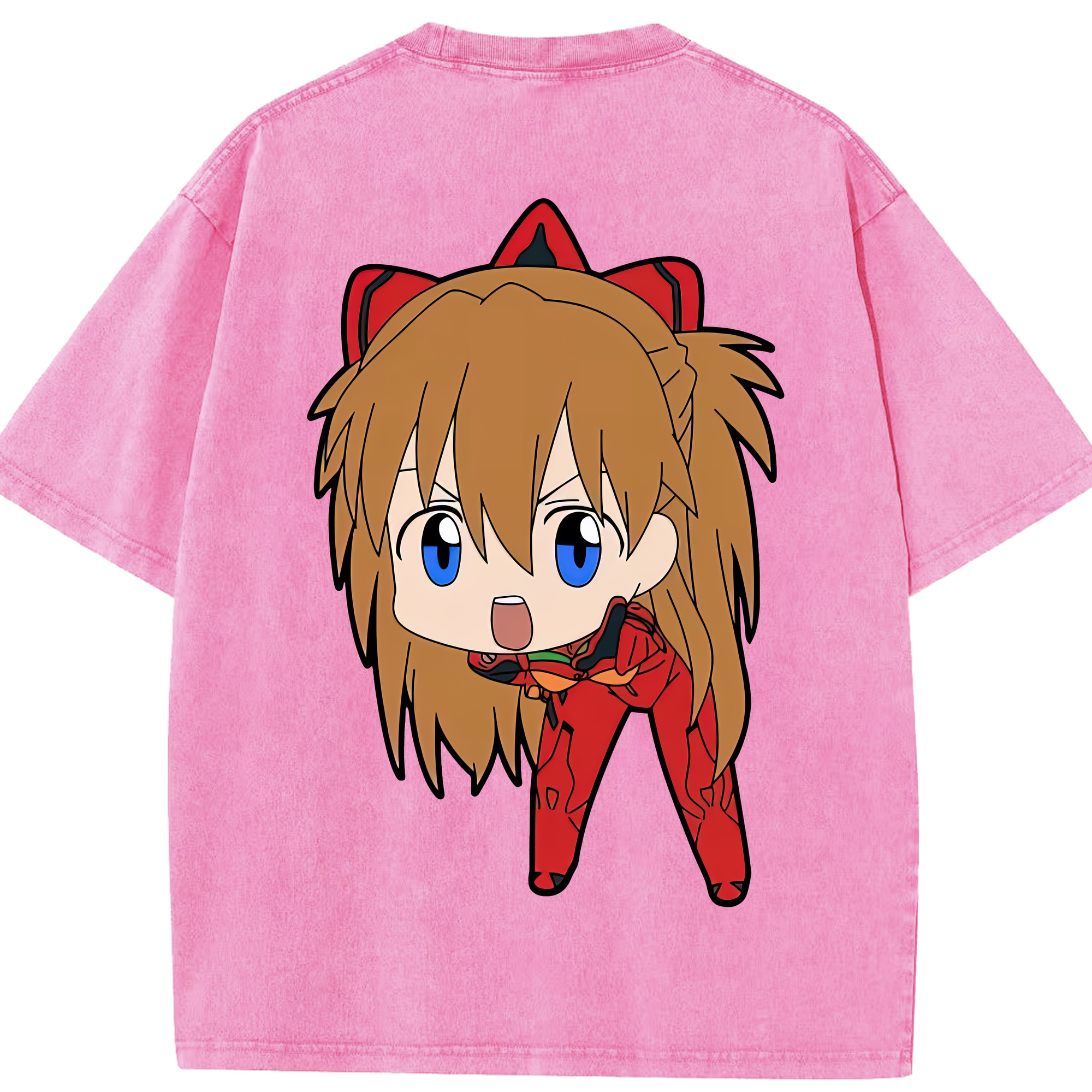 （画像用） EVA 新世紀エヴァンゲリオン 綿100% ヴィンテージ風 半袖Tシャツ（背面プリント）
